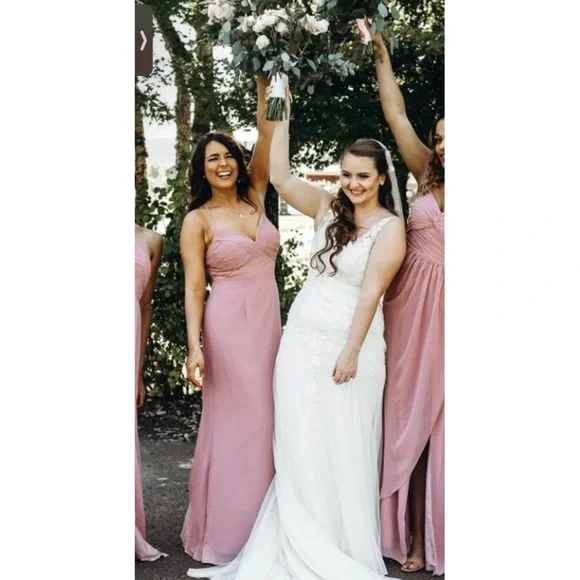 📍 AZAZIE Hailey Dress Dusty Rose - Picture 4 of 5